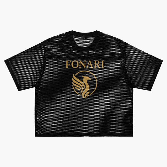 See-through Boxy Net T-Shirt