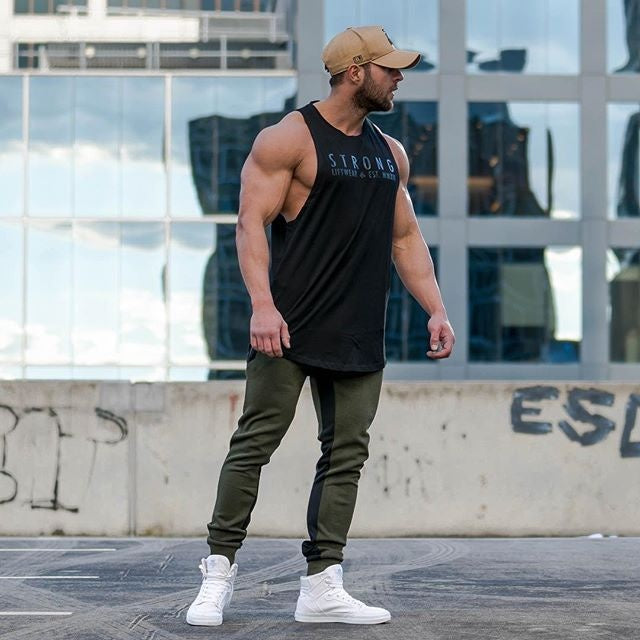 Men’s Sleeveless Gym Shirt