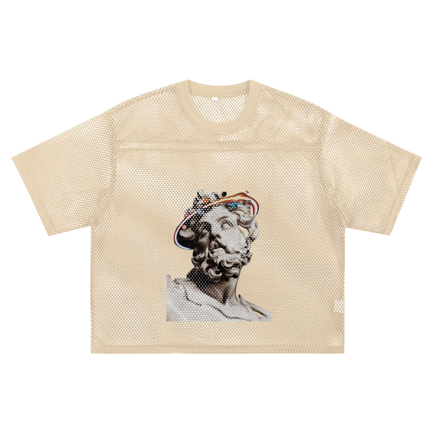 See-through Boxy Net T-Shirt