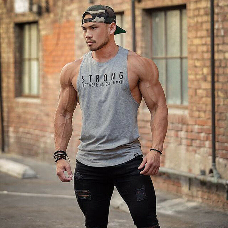 Men’s Sleeveless Gym Shirt