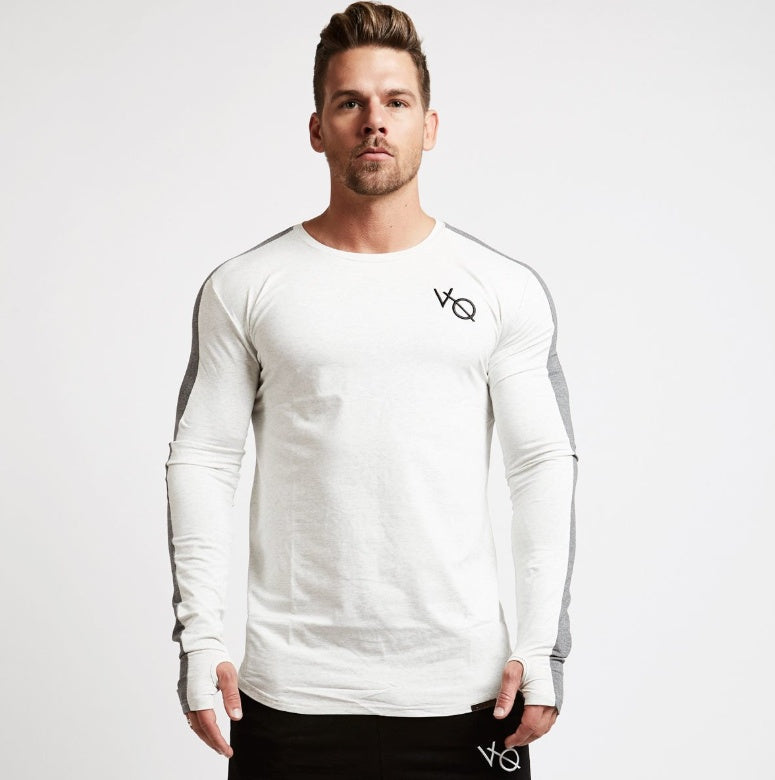 Men’s Slim Fit Long Sleeve T-Shirt – Gym & Streetwear Essential