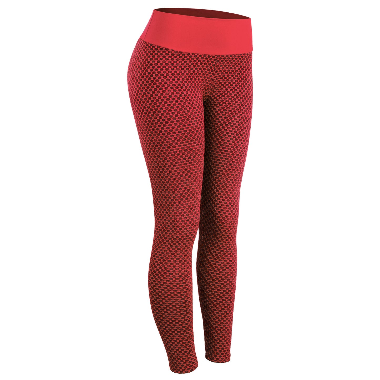 Plaid Sculpt Leggings – Seamless, High-Rise & Gym-Ready