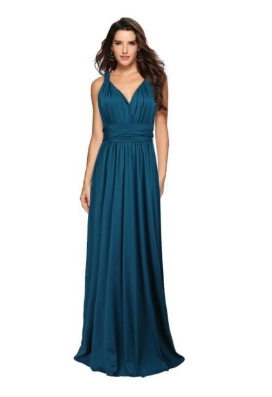Backless Floor-Length Maxi Dress – Elegant, Versatile & Timeless