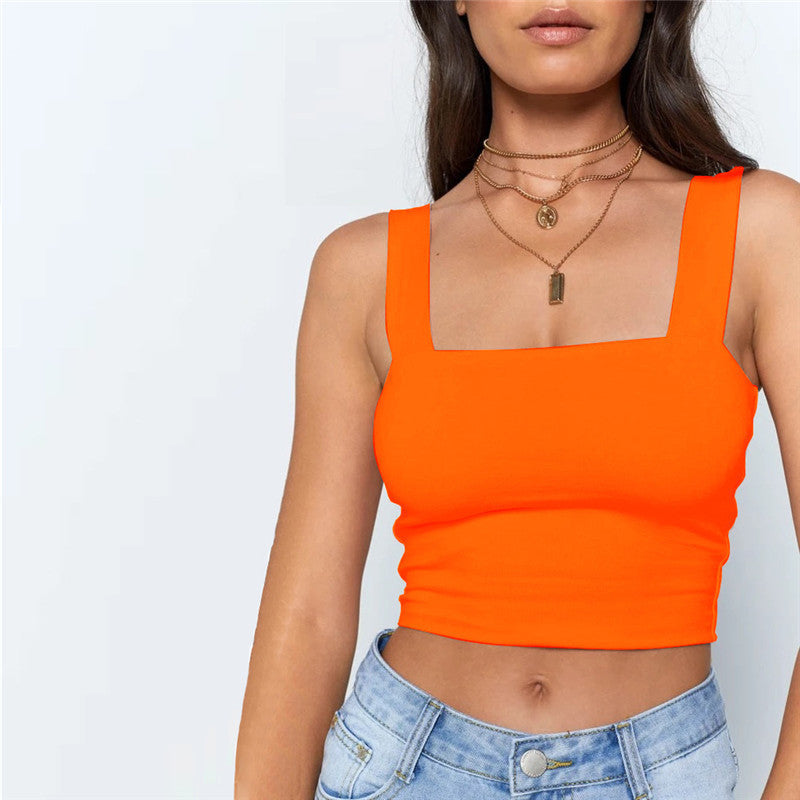 Minimal Muse Square-Neck Crop