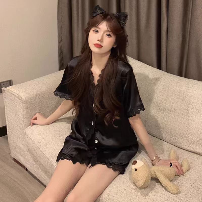 High-grade Ins Style Cute Short Sleeve Homewear Suit