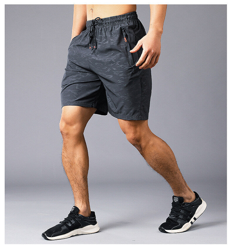 Quick-drying Shorts Men's Summer Thin Loose Plus Size Shorts Fat Outer Wear Running Sports And Leisure Pants Men