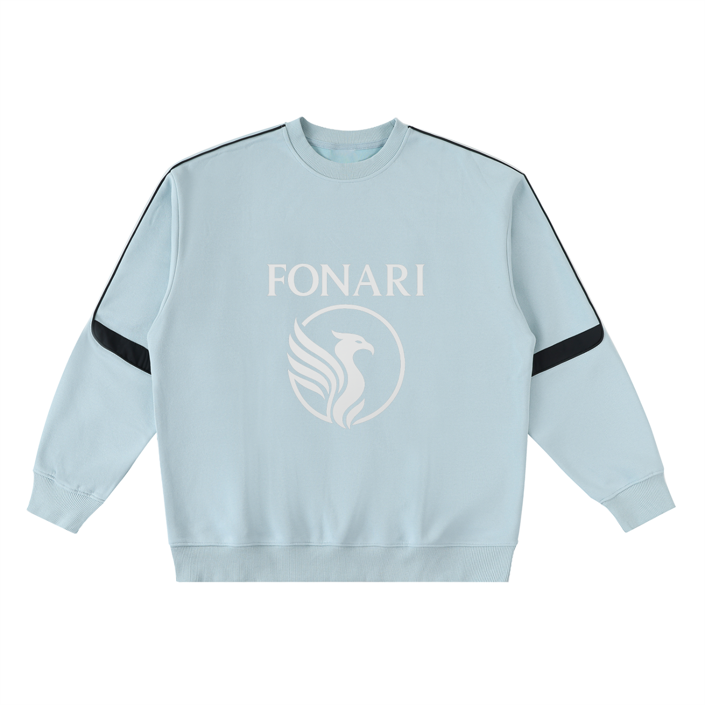 Oversized Crewneck Taped Sweatshirt