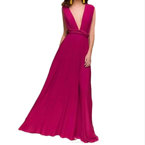 Backless Floor-Length Maxi Dress – Elegant, Versatile & Timeless