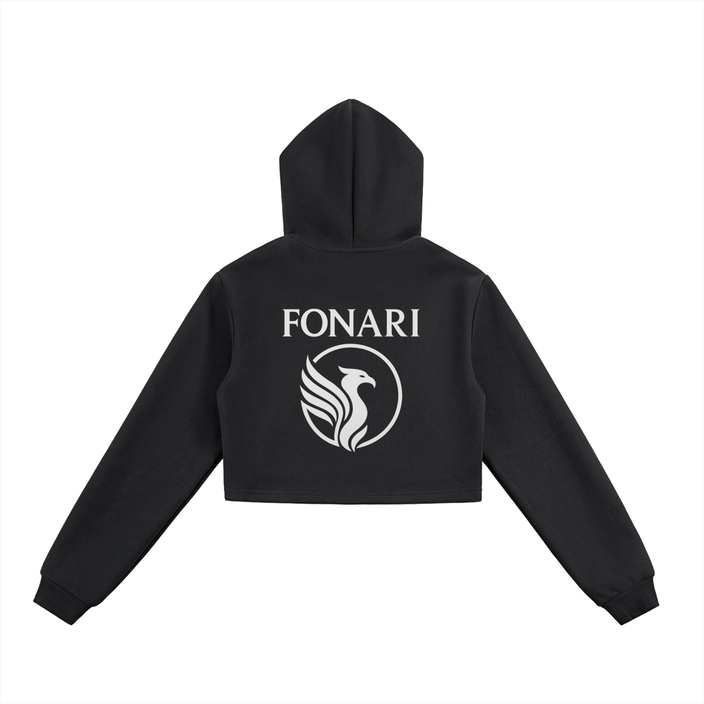 Essential Cropped Zip-Up Hoodie