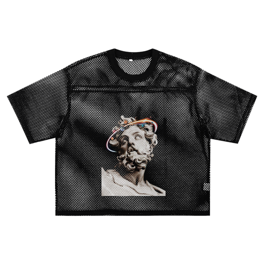 See-through Boxy Net T-Shirt