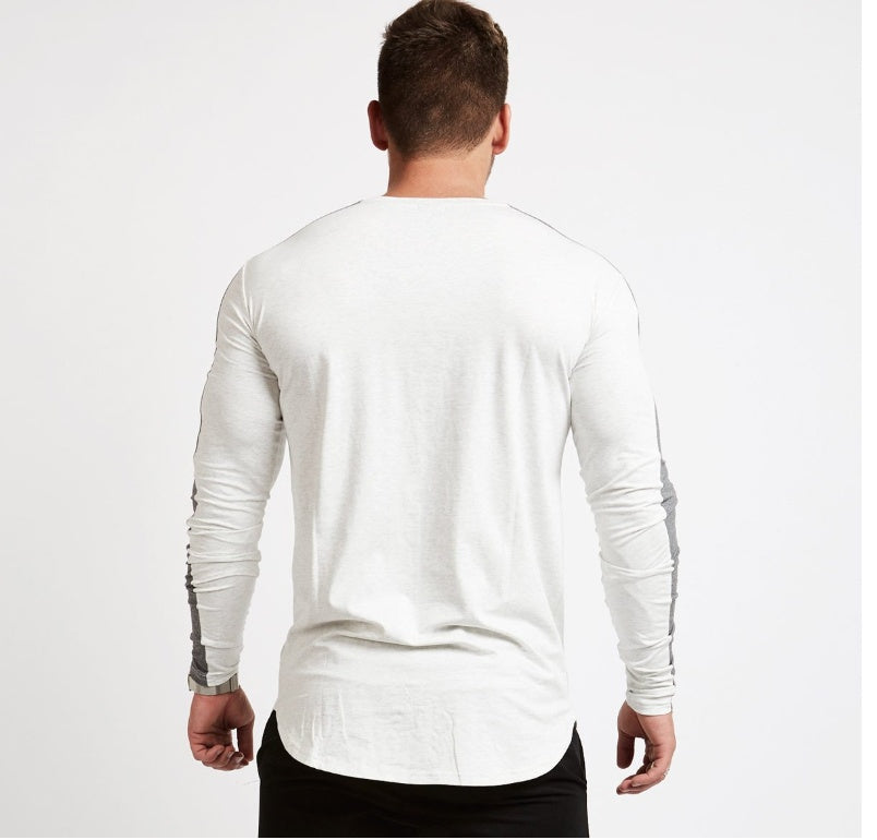 Men’s Slim Fit Long Sleeve T-Shirt – Gym & Streetwear Essential