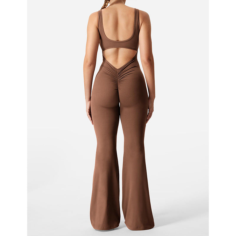 Sculpted Fit Open-Back Jumpsuit – Fonari Curve Collection