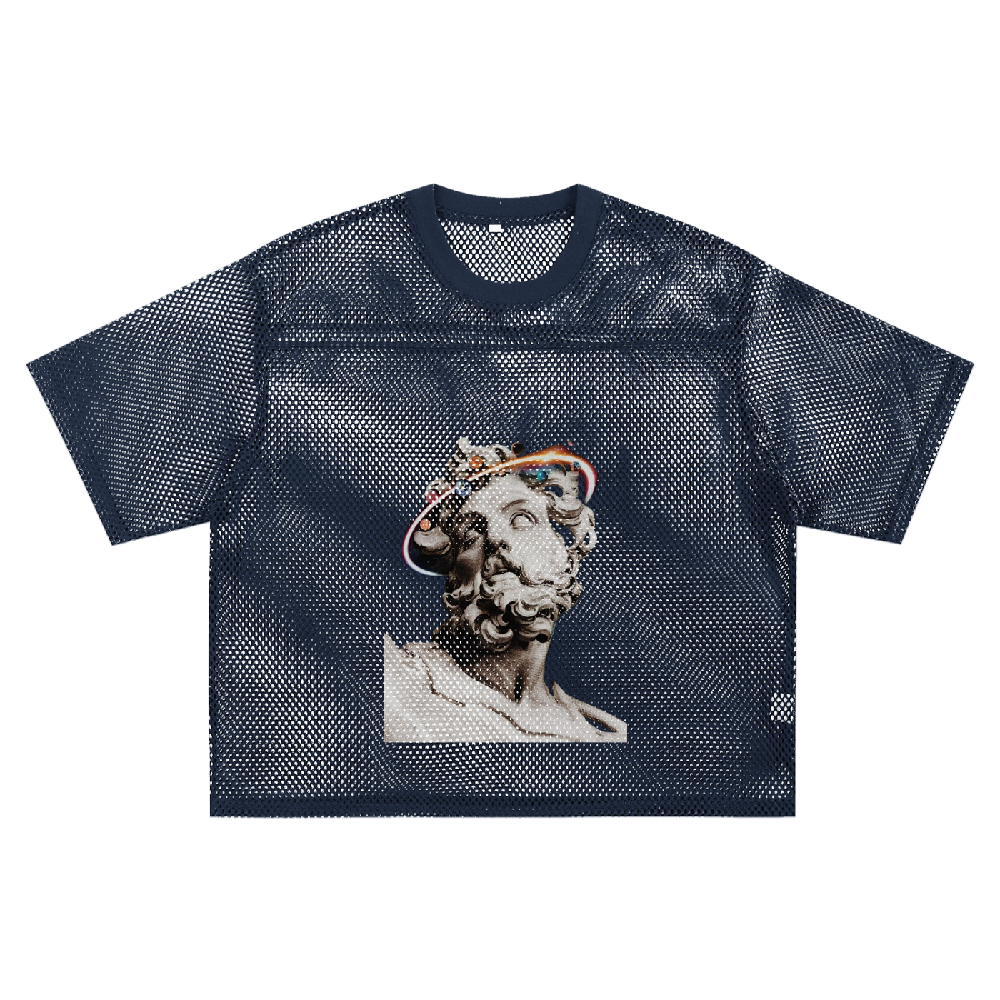 See-through Boxy Net T-Shirt