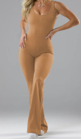 Sculpted Fit Open-Back Jumpsuit – Fonari Curve Collection