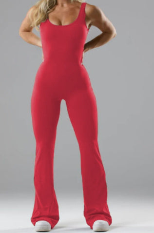 Sculpted Fit Open-Back Jumpsuit – Fonari Curve Collection