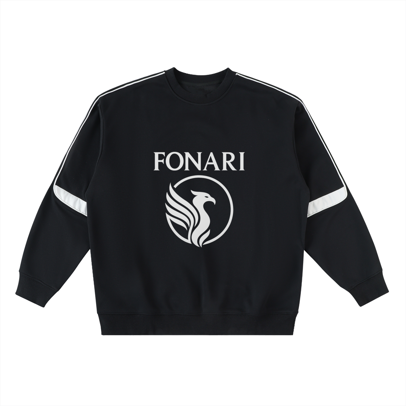 Oversized Crewneck Taped Sweatshirt