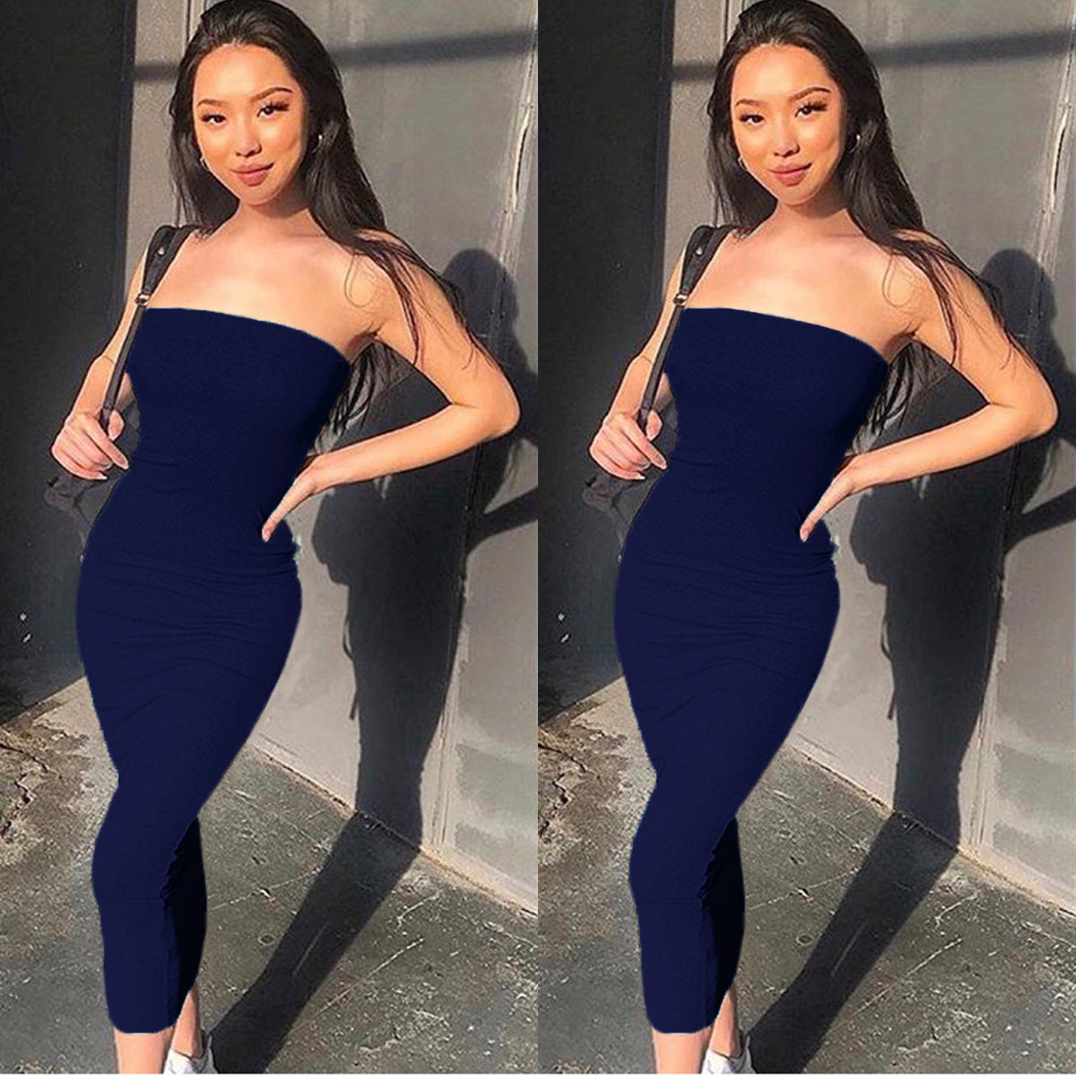 Sleeveless Wrapped Chest Midi Dress – Summer Drop Edition