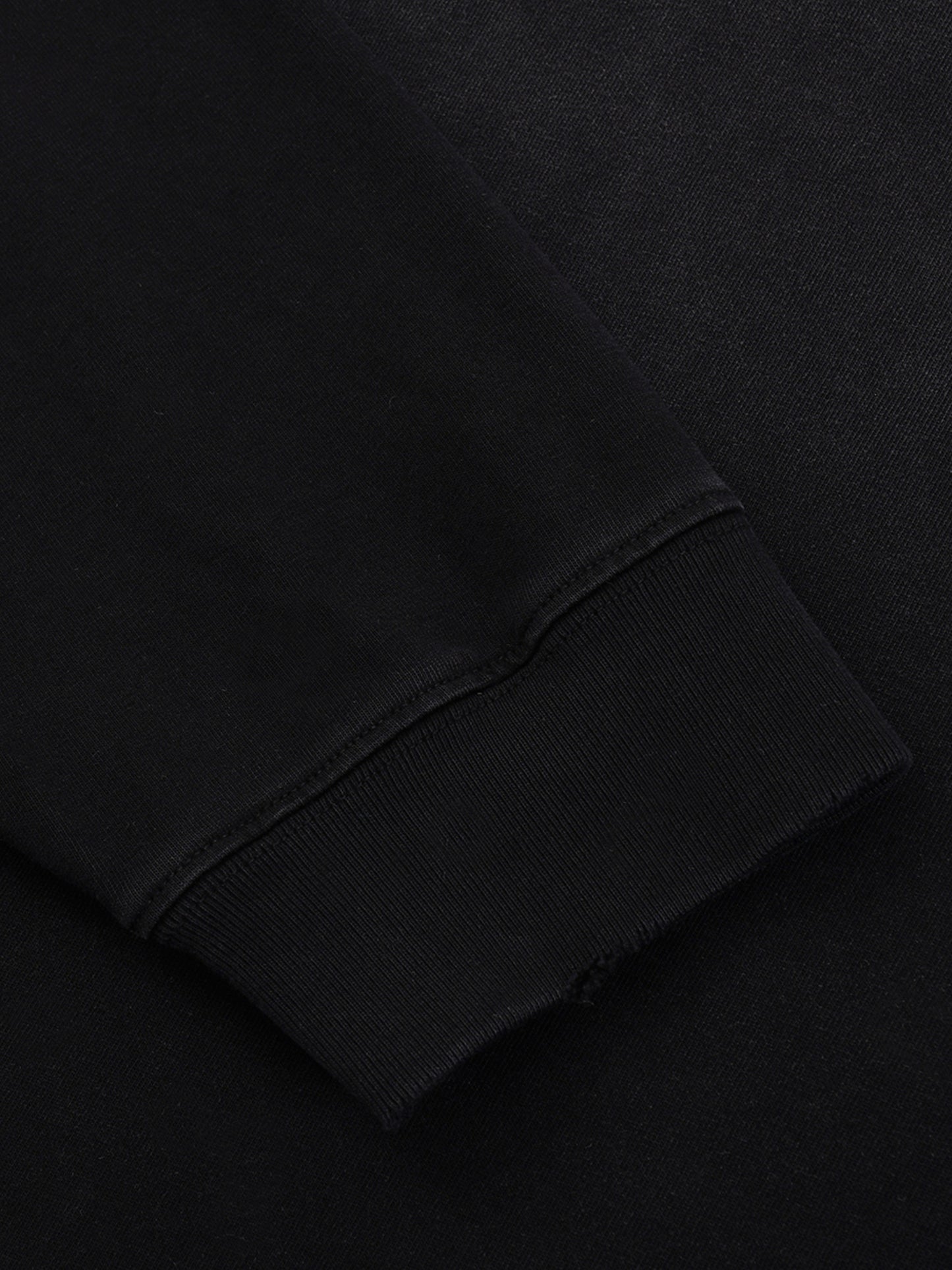 Snow Wash Raw Edge Cotton T-Shirt