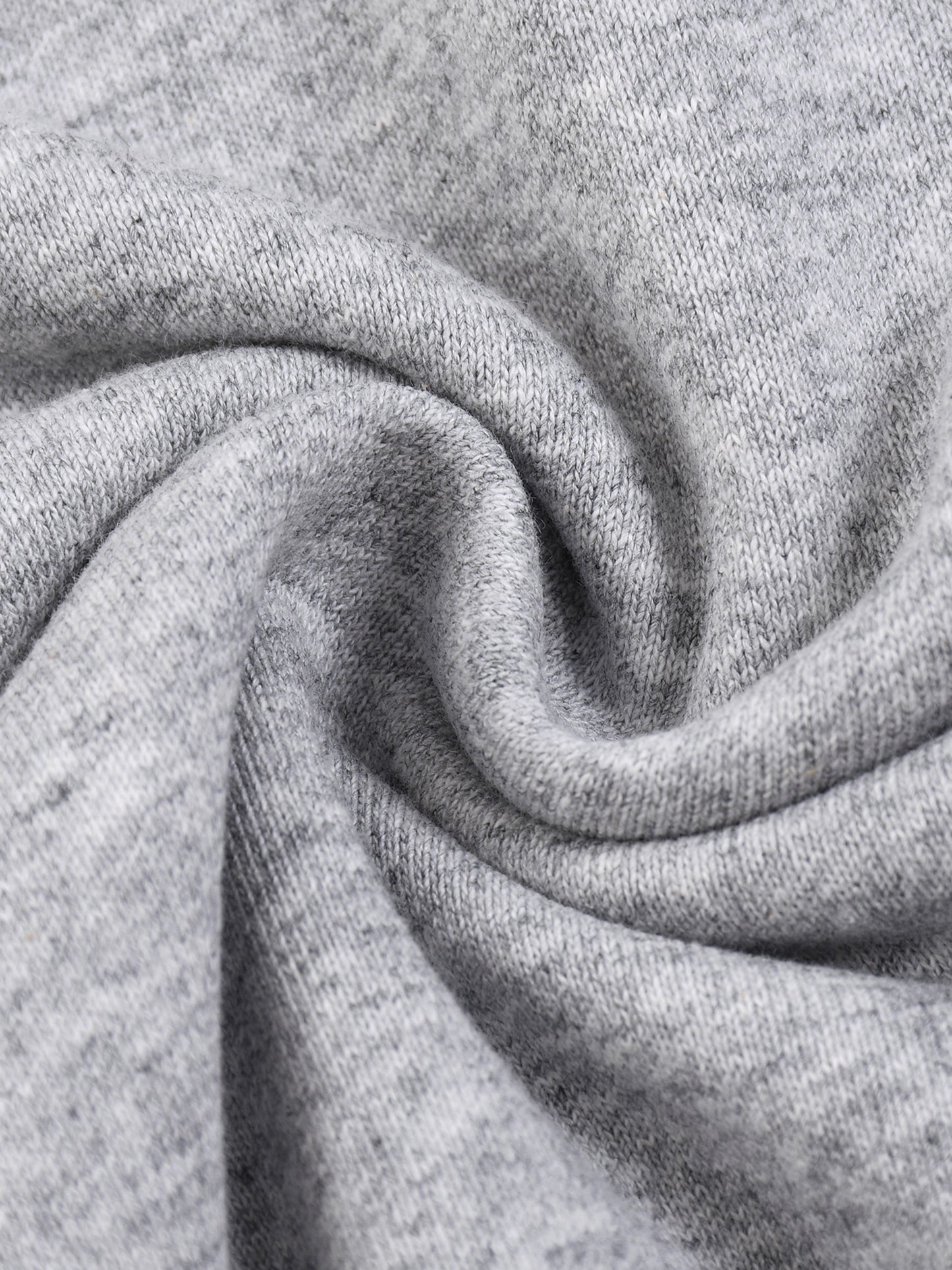 Half-Zip Rolled Edge Fleece Sweatshirt